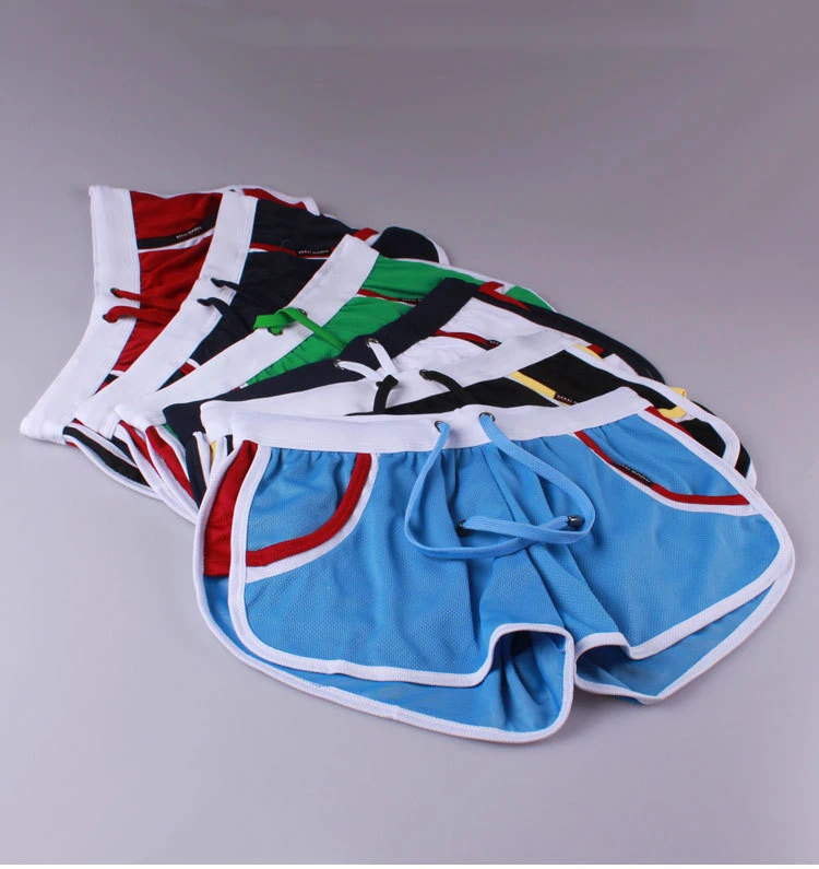 Swimwear Men Briefs Sexy Quick Dry Loose Mesh Shorts For Summer Beach & Home Gym Wear Boxer Briefs Swimming Trunks Sport Shorts  (2)