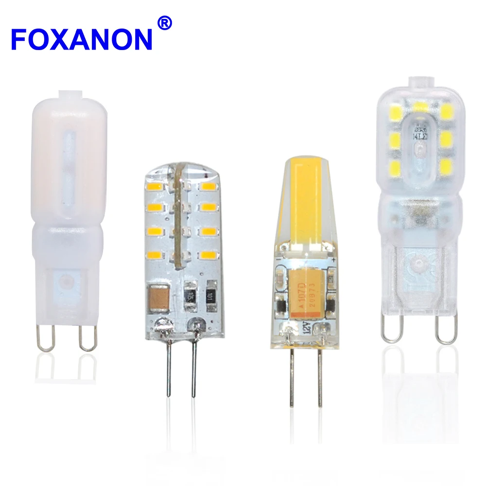 Светодиодная мини-лампа Foxanon G4 12 В переменного тока 110 | Лампы и освещение