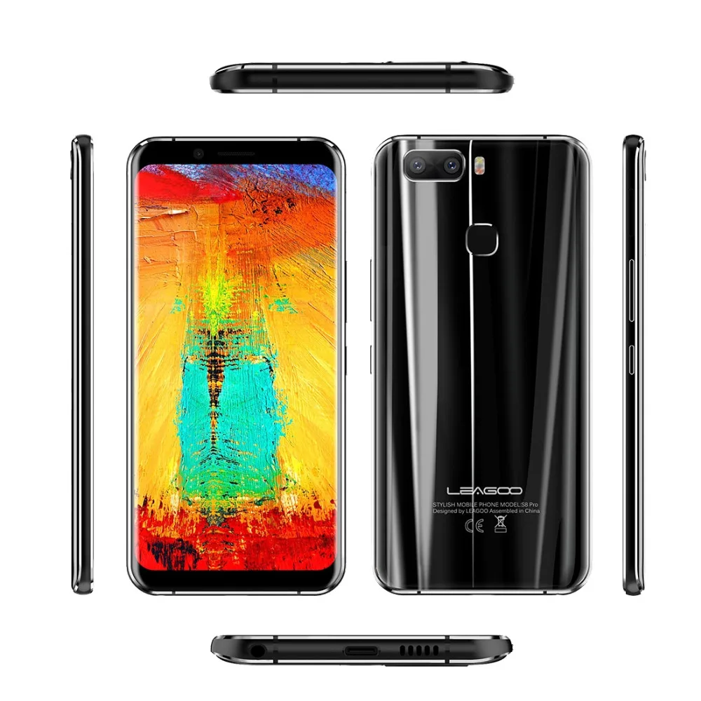 Оригинальный Leagoo S8 Pro 5 99 ''FHD Безель 18:9 дисплей Helio P25 MTK6757 Восьмиядерный Android 7 0 6