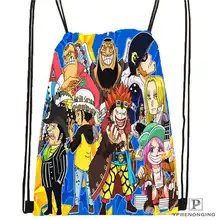 Изготовленные на заказ сабо-Луффи-Brother-Один-шт. рюкзак на шнурке сумка милый рюкзак для детей(черная спина) 31x40 см#180611-03-103