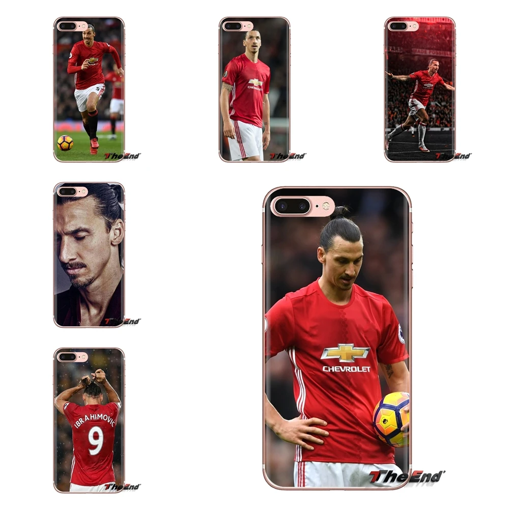 For iPod Touch Apple iPhone 4 4S 5 5S SE 5C 6 6S 7 8 X XR XS Plus MAX Transparent Soft Shell Covers Zlatan Ibrahimovic |