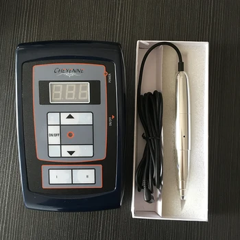 

Top quality 1set digital permanent makeup tattoo eyebrow machine kit 200pcs micro needles 1RL /3RL without spring blister pack