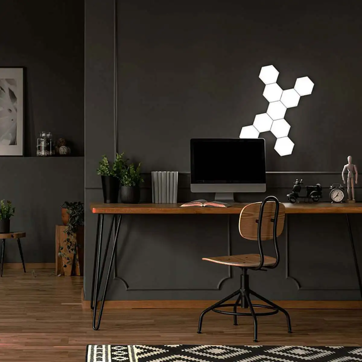 

Smuxi Quantum Lamp Led 3pcs/5pcs/10pcs Hexagonal Lamps Night Light Modular Touch Sensitive Lighting Wall Lampara Decoration