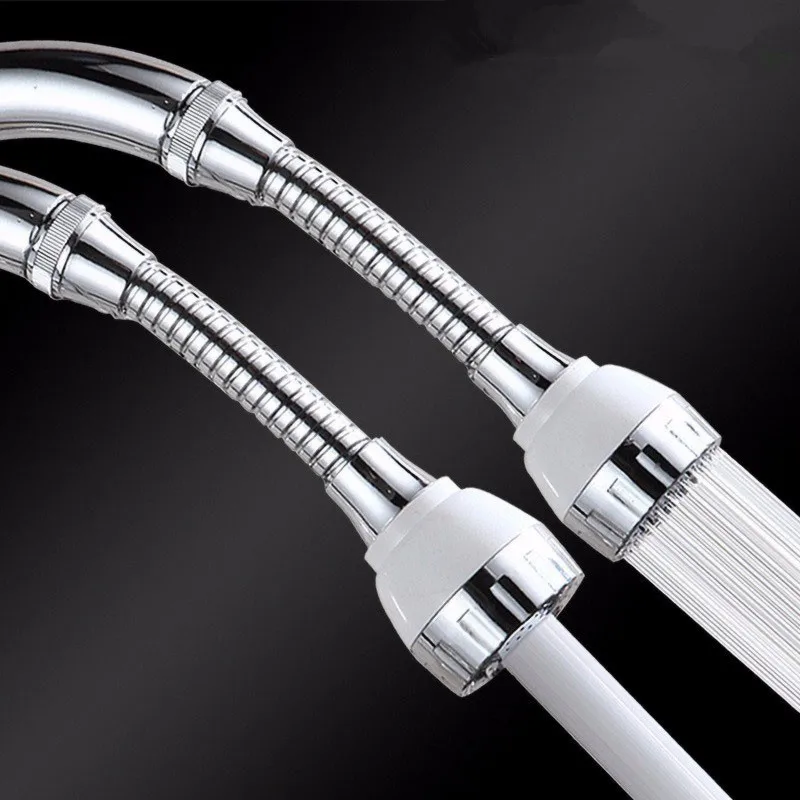 360 Degree Swivel Faucet Aerator Hose Extend Pipe