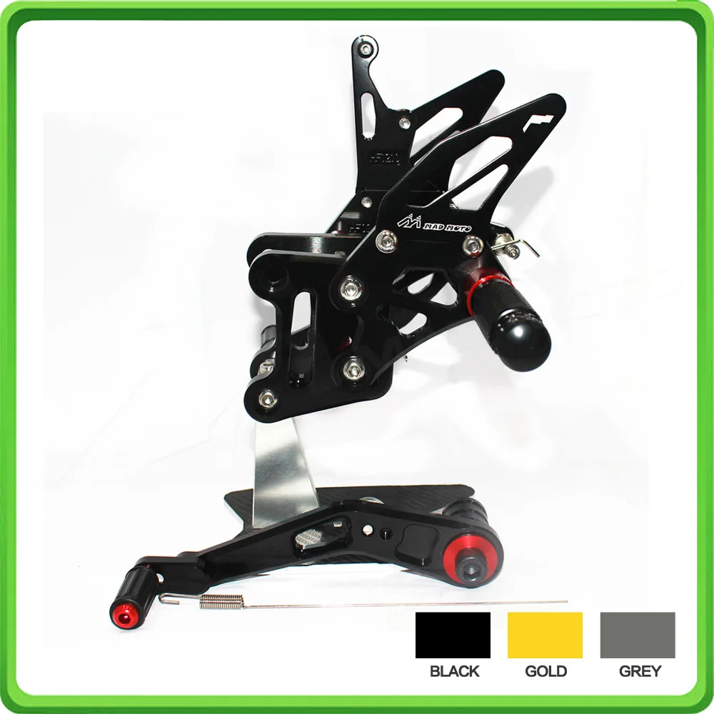 CNC Adjustable Rearsets rear set sets footrest foot pegs pedal for
