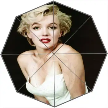

Hot Custom Marilyn Monroe Best Nice Cool Design Portable Fashion Stylish Useful Foldable Umbrella Drop Shipping SQ0702-DC990