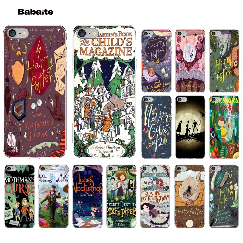

Babaite Harry Potter Comics Customer Transparent Cell Phone Case for Apple iPhone 8 7 6 6S Plus X XS MAX 5 5S SE XR Mobile Cases