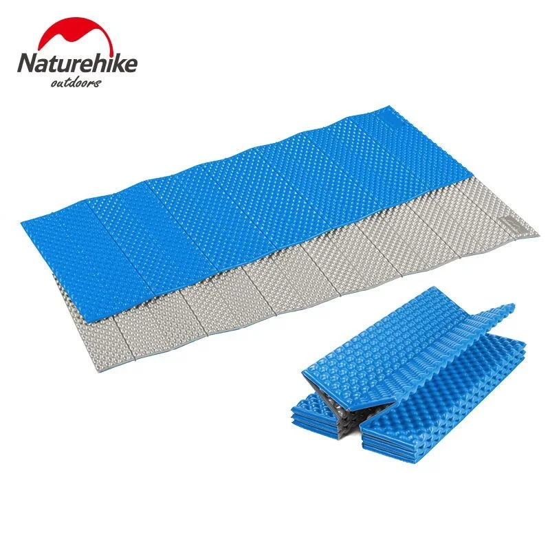 NatureHike 1 человек Открытый EVA коврик для кемпинга из пеноматериала Сверхлегкий складной спальный коврик r-значение 2,6 183*56 см - Цвет: blue