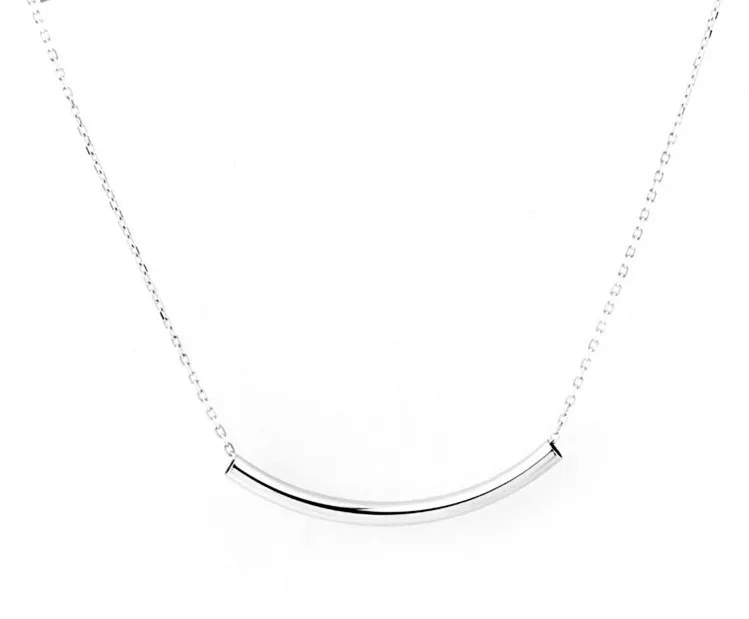 Silver Pendants Necklaces 100 Guaranteed Real 925 Sterling Silver Tube