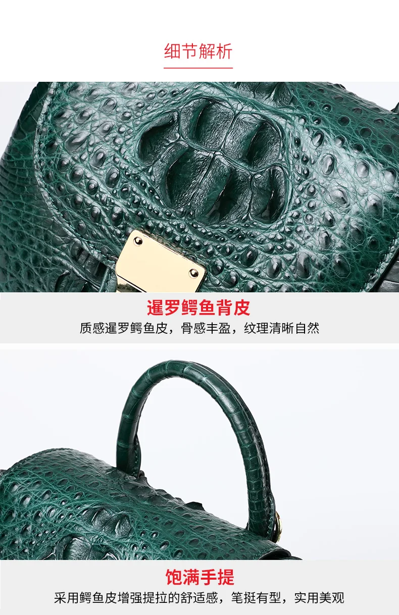 Mochilas para Mochilas de Couro para Business Casual para Mulheres para Mulheres Pugete Novo Crocodilo 11 Cheap Mochilas