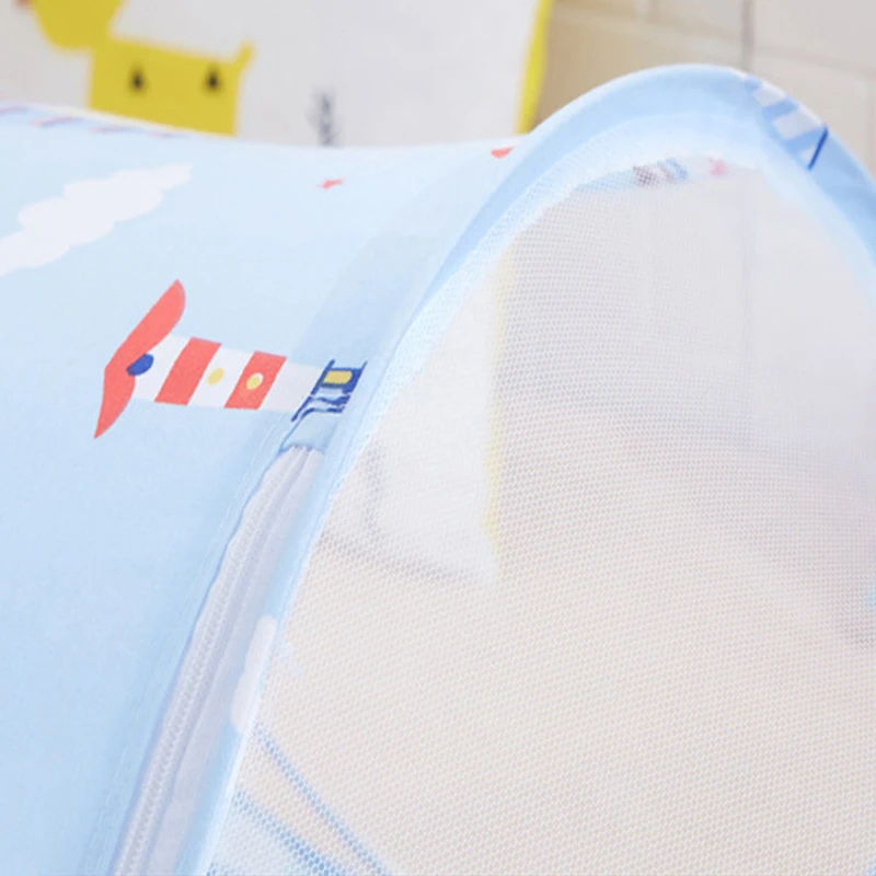 Moustiquaire Pour Lit De Bebe Pliable Tente D Insecte Fermeture Eclair Multifonction Coussin De Couchage Portable Pour Enfant Aliexpress