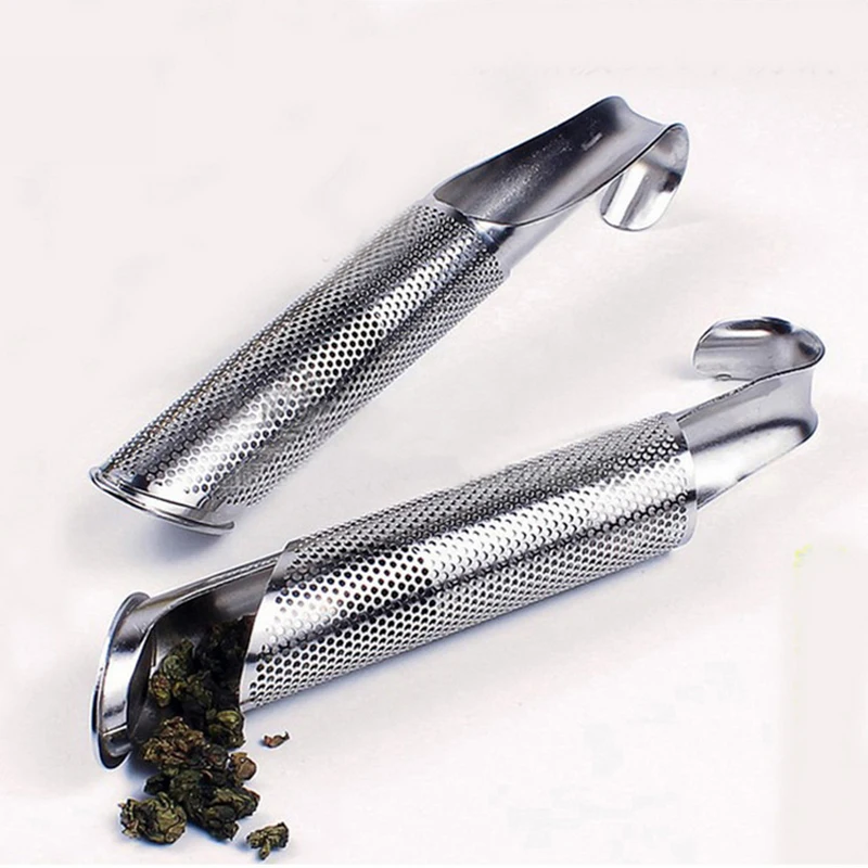 

1PCS Stainless Steel Tea Infuser Pipe Design Holder Tool Tea Spoon Infuser Filt for Puer Tea Herb Tea Tools Accessories