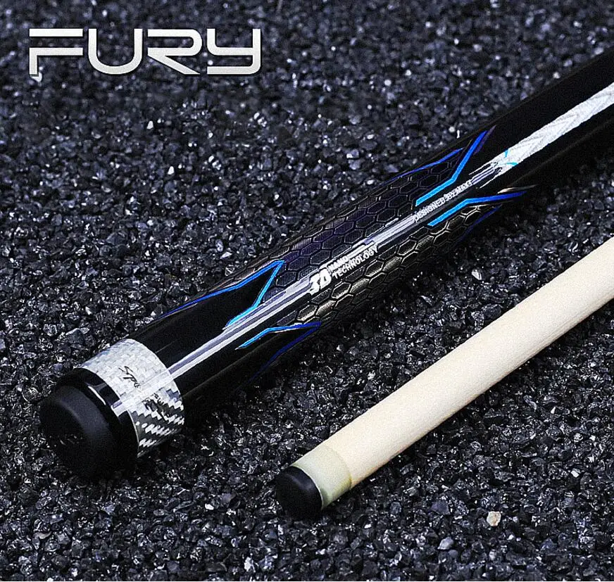Оригинал FURY FS ручная работа скачок и удар Cue Stick чехол 13 мм наконечник бильярдный
