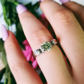 

moonso new fashion Once Upon a Time free shipping Replica of Snow White's Green Engagement Ring from Mary Margaret's Ring R187