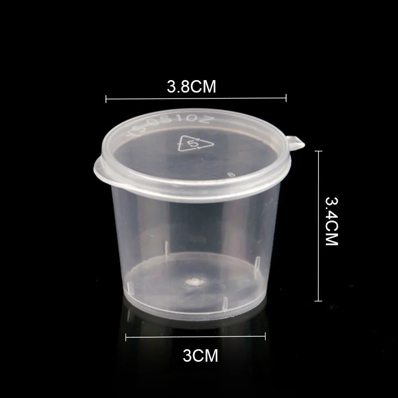 Buy 10pcs Leakproof Disposable Plastic Sauce Pot Tomato Sauce Spices