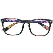 Фотохромные серые большие очки для близорукости от-0,25 до-6 оправы Мужские Женские цветочные оправы близорукие очки