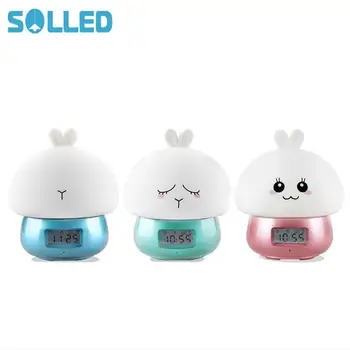 

SOLLED USB Charging Patting Night Light with Remote Control Alarm Clock Recording Function Decoration Gift