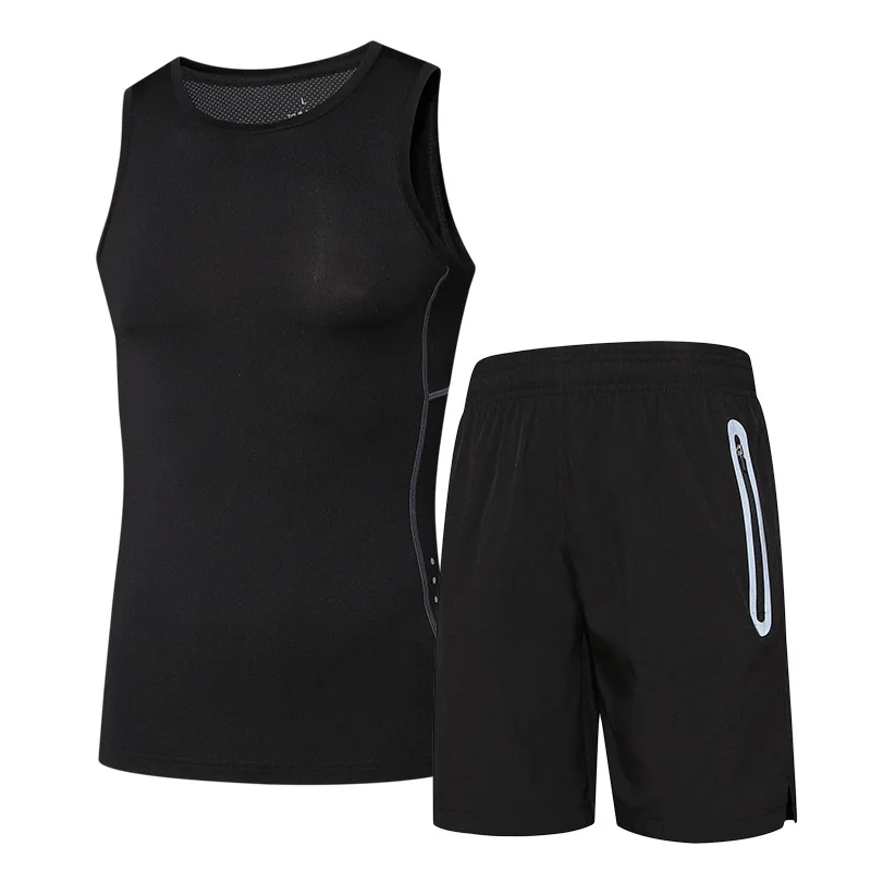 2PCS Men football suit set Short sleeve /& Shorts sports Playsuit size XL