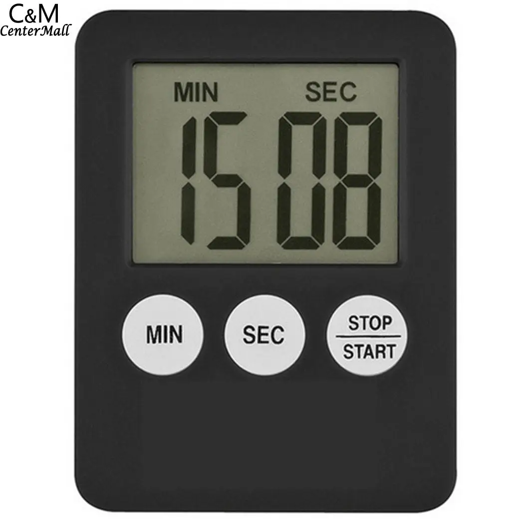 

Kitchen Alarm Digital Timer Mini LED Square Slim Cooking Count kitchen timer alarm clock kitchen accessories