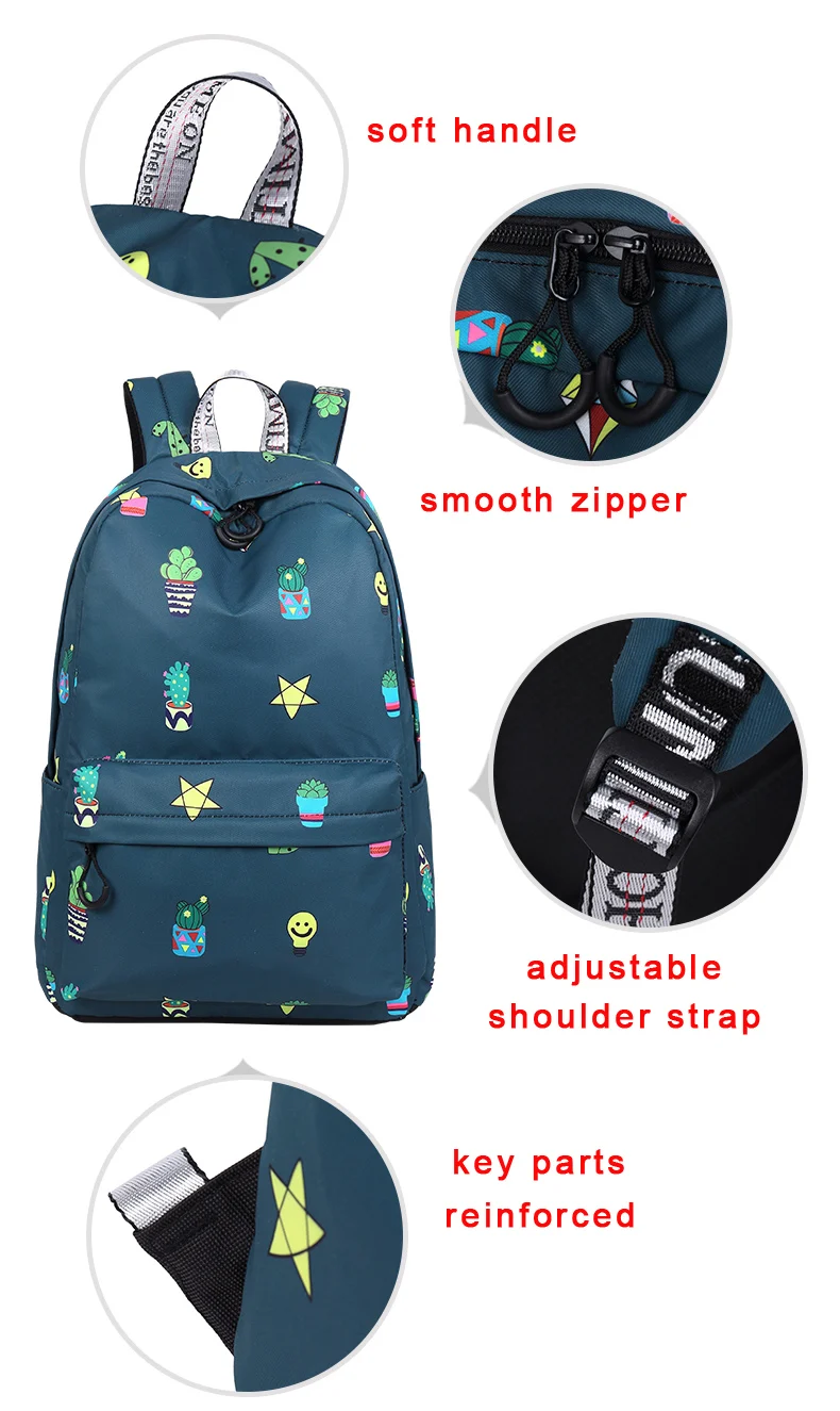 WINNER Daily Women Backpack For School Teenager Girls Flowers Printing Travel Backpacks  Floral Backpack Mochila 2018 (1)
