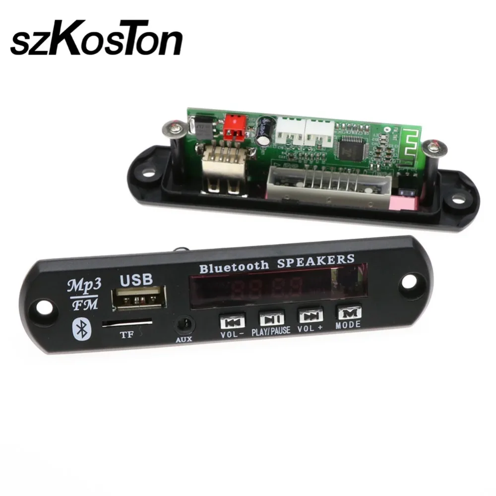 

Bluetooth MP3 Decoder With Bluetooth V3.0 Speaker Decoder Board Audio Module Support USB TF Card for Mobile Phone Music Play