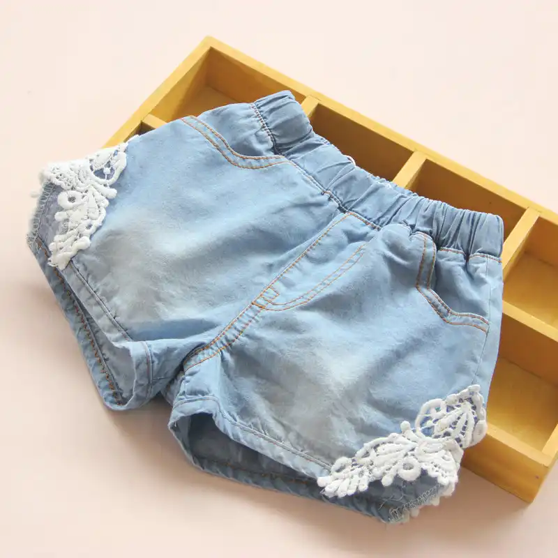 3 4 denim shorts for ladies