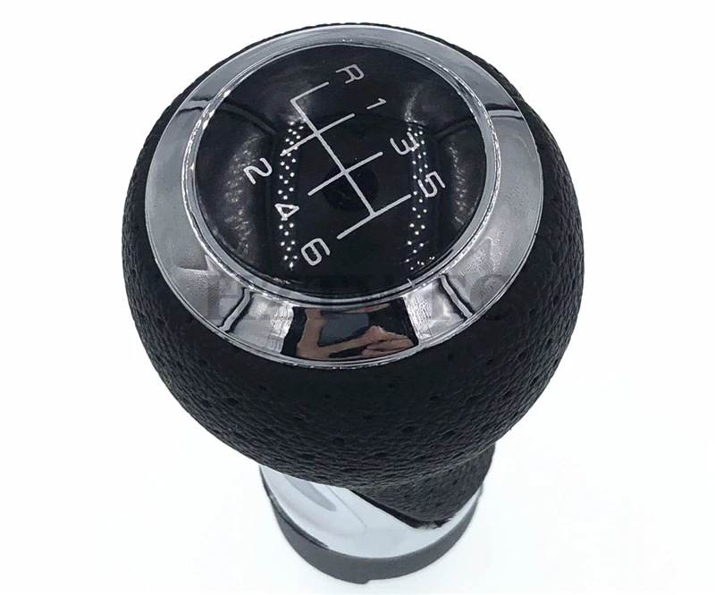 

Free Shipping 6 Speed Black Gear Shift Knob HZTWFC-12.6 For Audi A4 S4 B8 8K A5 8T Q5 8R S Line 2007-2015 Manual Leather