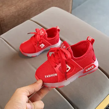 

Kids Flash Led Light Breathable Shoes LED shoes fashion for children casual sneakers Children Casual Shoes
