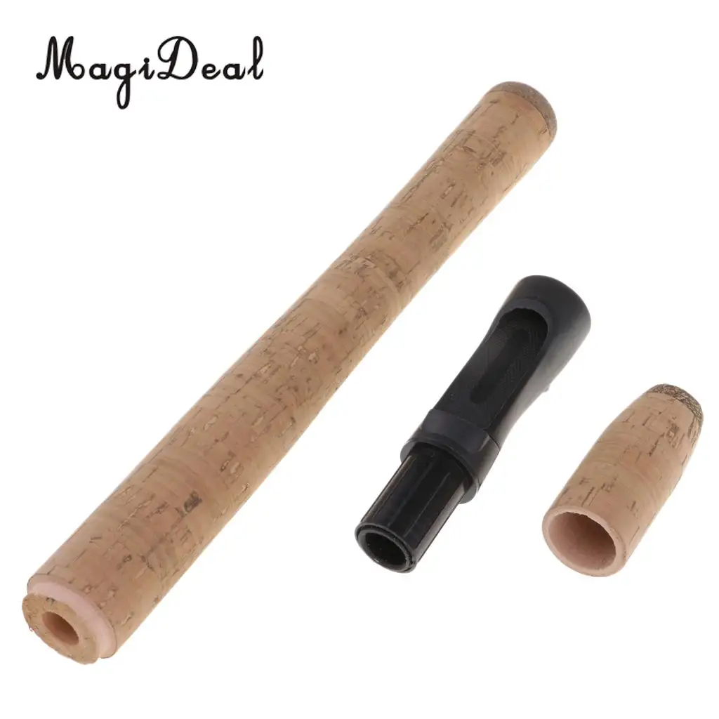 2 Set Fishing Rod Building or Repair Spinning Rod Composite Cork Handle Grip & Reel Seat