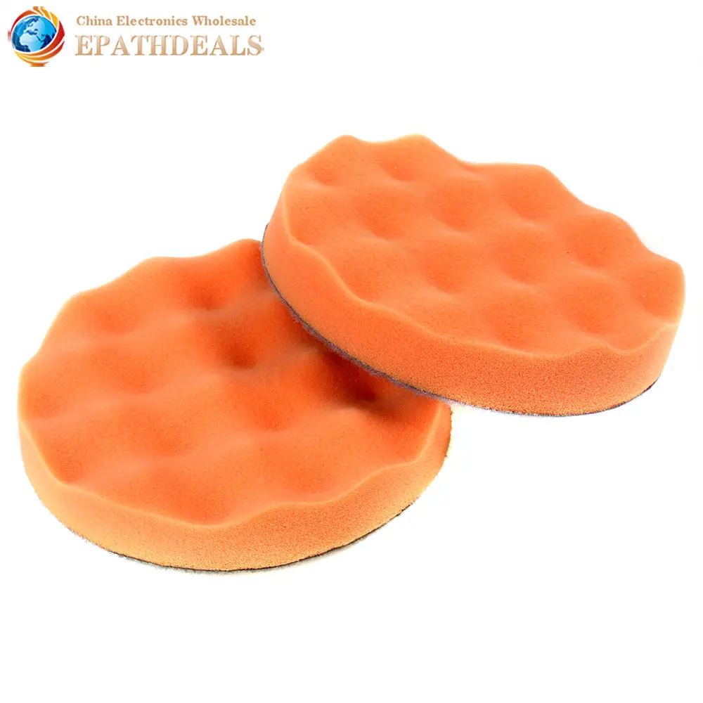 Buy 2pcs! Car Foam Sponge Polishing Buffing Pad Auto Car Wax Buffer