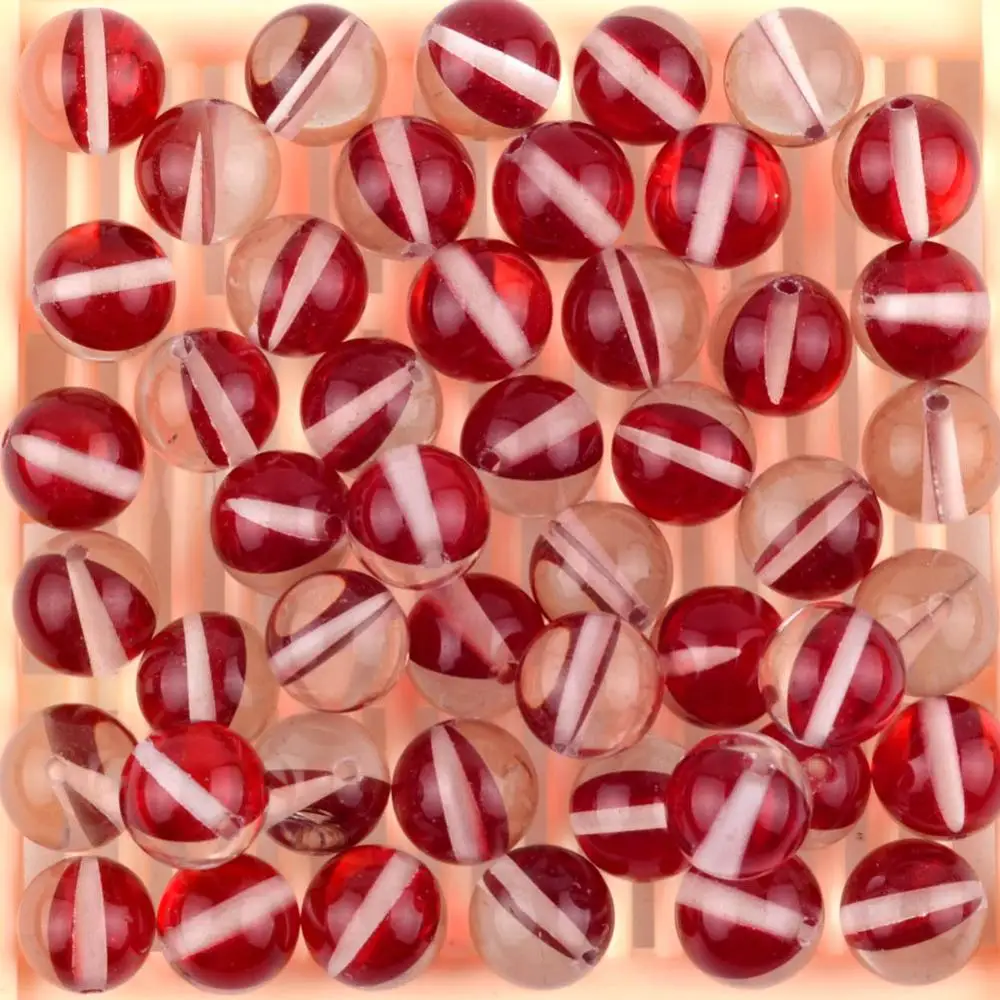 Гладкий матовый ассорти из австрийского кристалла, Круглый бисер для изготовления ювелирных изделий 6 8 10 12 мм блестящие бусины из лунного камня Diy браслет - Цвет: Smooth Red