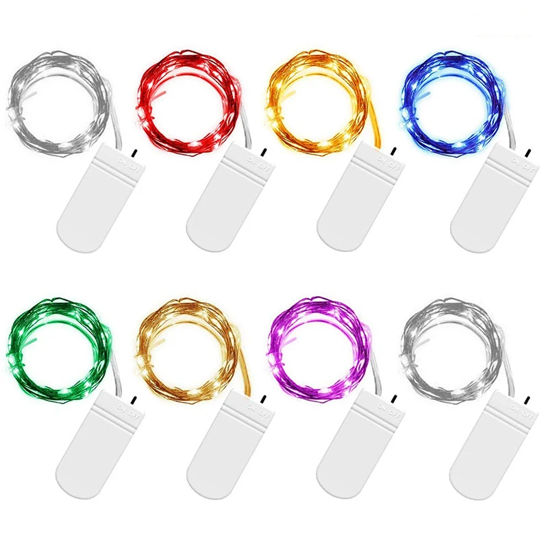 

Texsens 3M 30 LED Battery Operated LED Copper Wire String Lights for Xmas Garland Party Wedding Decoration Christmas Fairy Lamp
