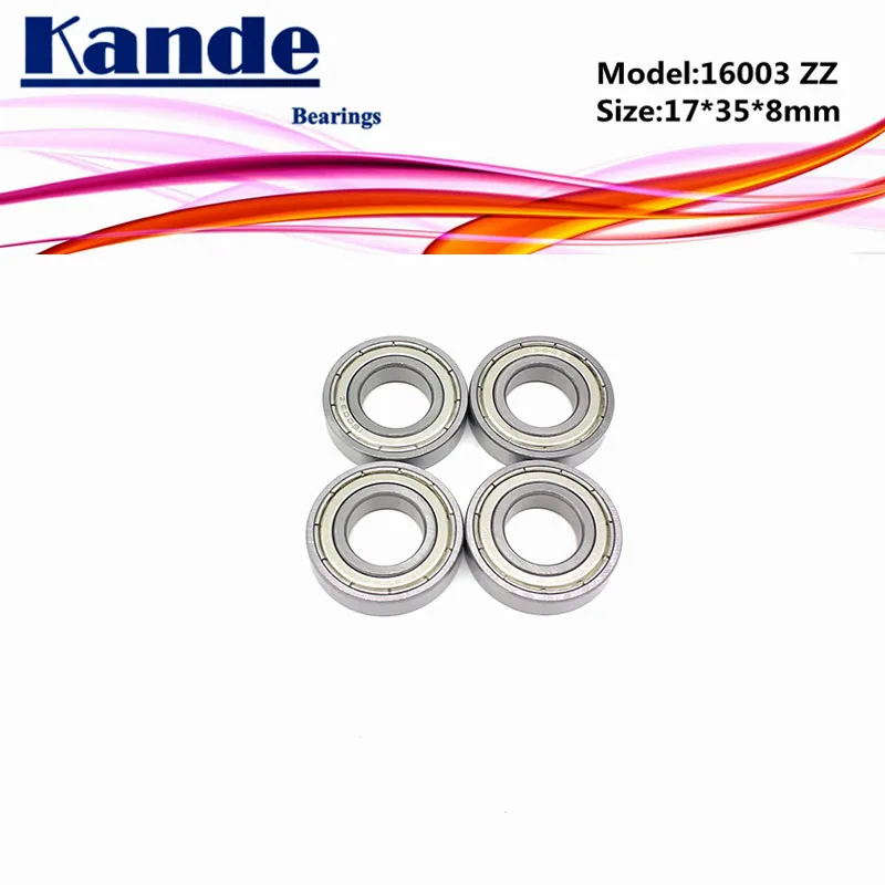 

2 шт. 16003 ZZ 16003ZZ тонкий секционный подшипник 16003 17x35x8 мм 16003-2Z