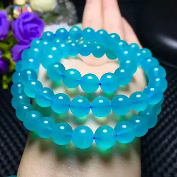 

FREE SHIPPING Natural Mozambique Amazonite Gems Beads Bracelet 7mm AAA 3rows (CX#