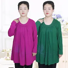 Весенне-осенняя модная эластичная футболка с длинными рукавами и бриллиантами SZ3005-155A