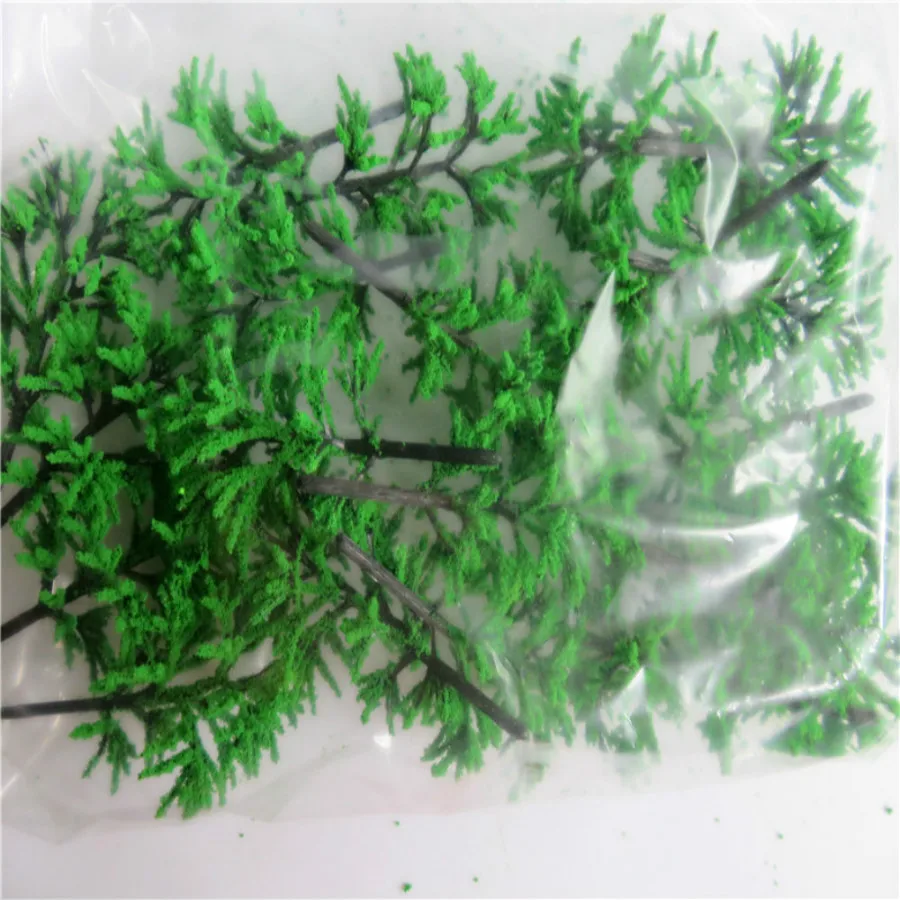 new architecture 3d scale artificial plastic model building green tree  layout48