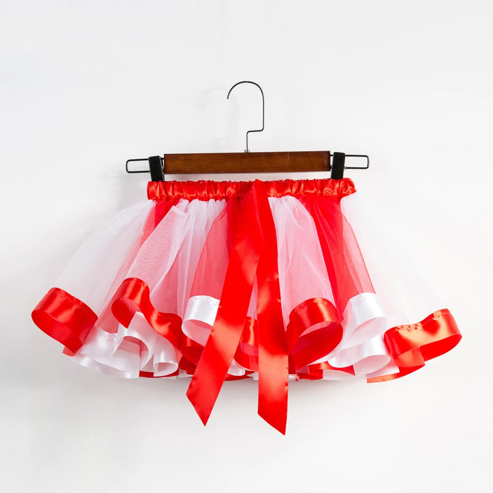 

Girl Clotning 2019 baby Girls Kids Petticoat Rainbow Pettiskirt Bowknot Girl Skirt Tutu Skirt for Dancewear party girls skirts
