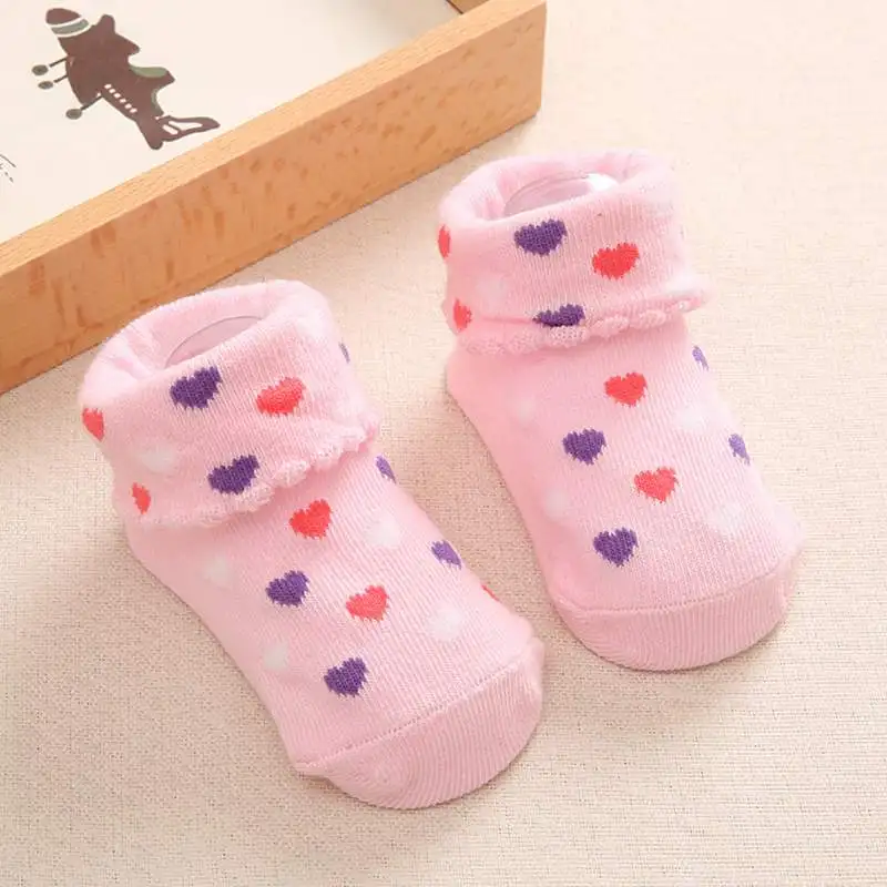 Newborn Baby Socks Anti Slip Socks With Rubber Sole 2018 New Soft