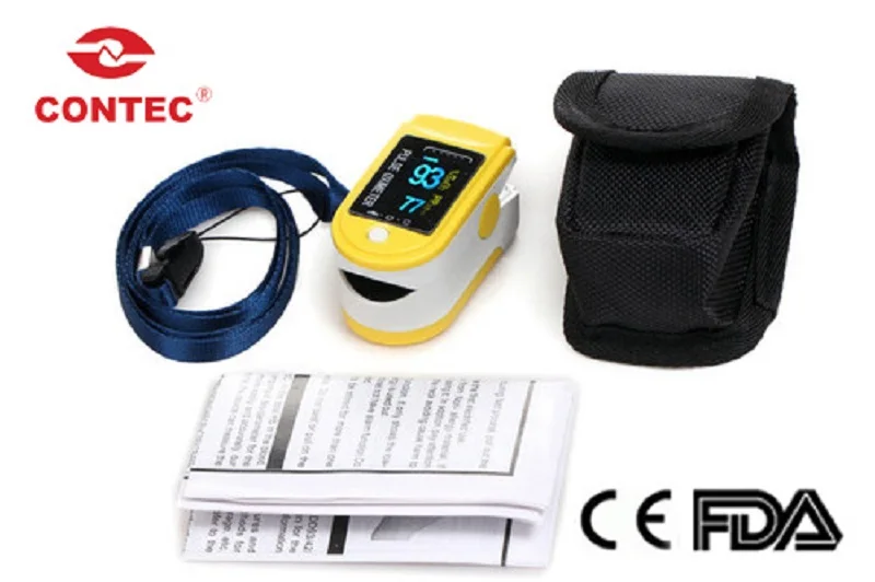 Contec cms50d fingertip oxímetro de pulso spo2