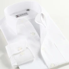 Smart five chemise homme sommer 100% baumwolle langarm herren hemd marke schlank weißen männer clothing sfl4a15