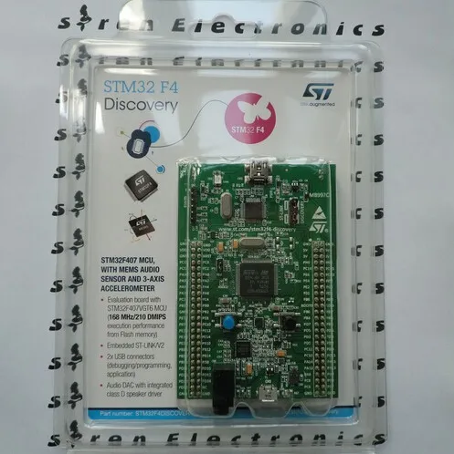 1 шт х STM32F3DISCOVERY макетная плата ARM STM32F3 Discovery 32-битный ARM M4 72 МГц с STM32F303VCT6 MCU