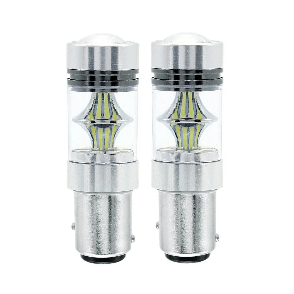 

2PCS 1157 BAY15D P21/5W 3030 SMD LED Car Backup Reverse Bulb 12V 6000K 20 LEDs Auto Driving Light DRL Brake Light