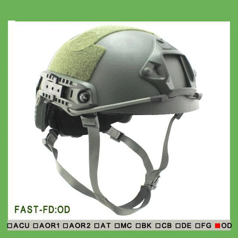 

US Army Helmet FAST NIJ Standard Bulletproof Helmet for Military with test report