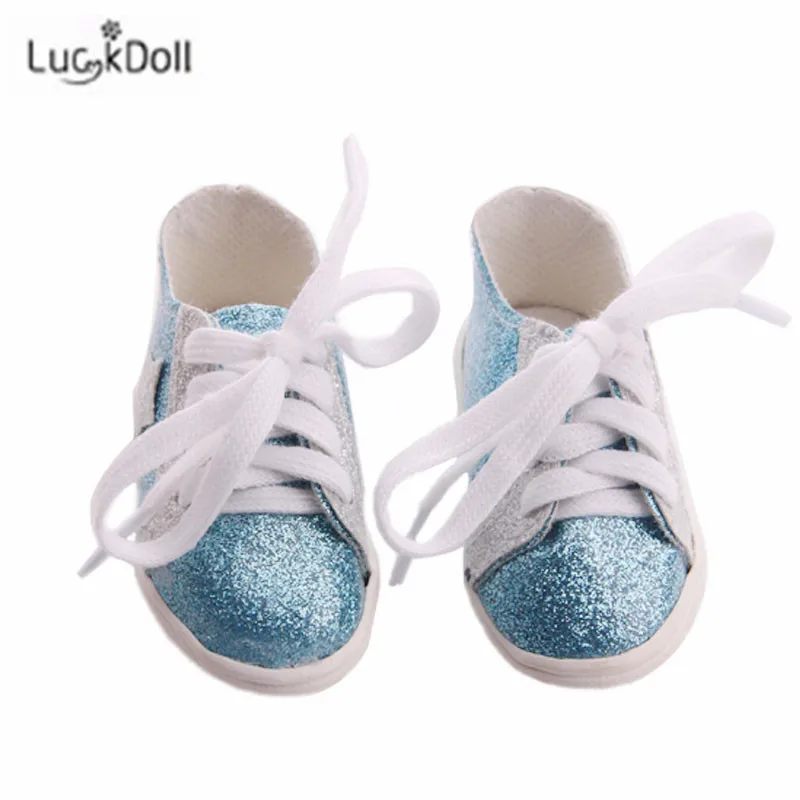 LUCKDOLL вафельная пятиугольная обувная игрушка ShoesFit 18 дюймов американская 43 см детская кукла одежда аксессуары, игрушки для девочек, поколение, день рождения Gif - Цвет: n1755