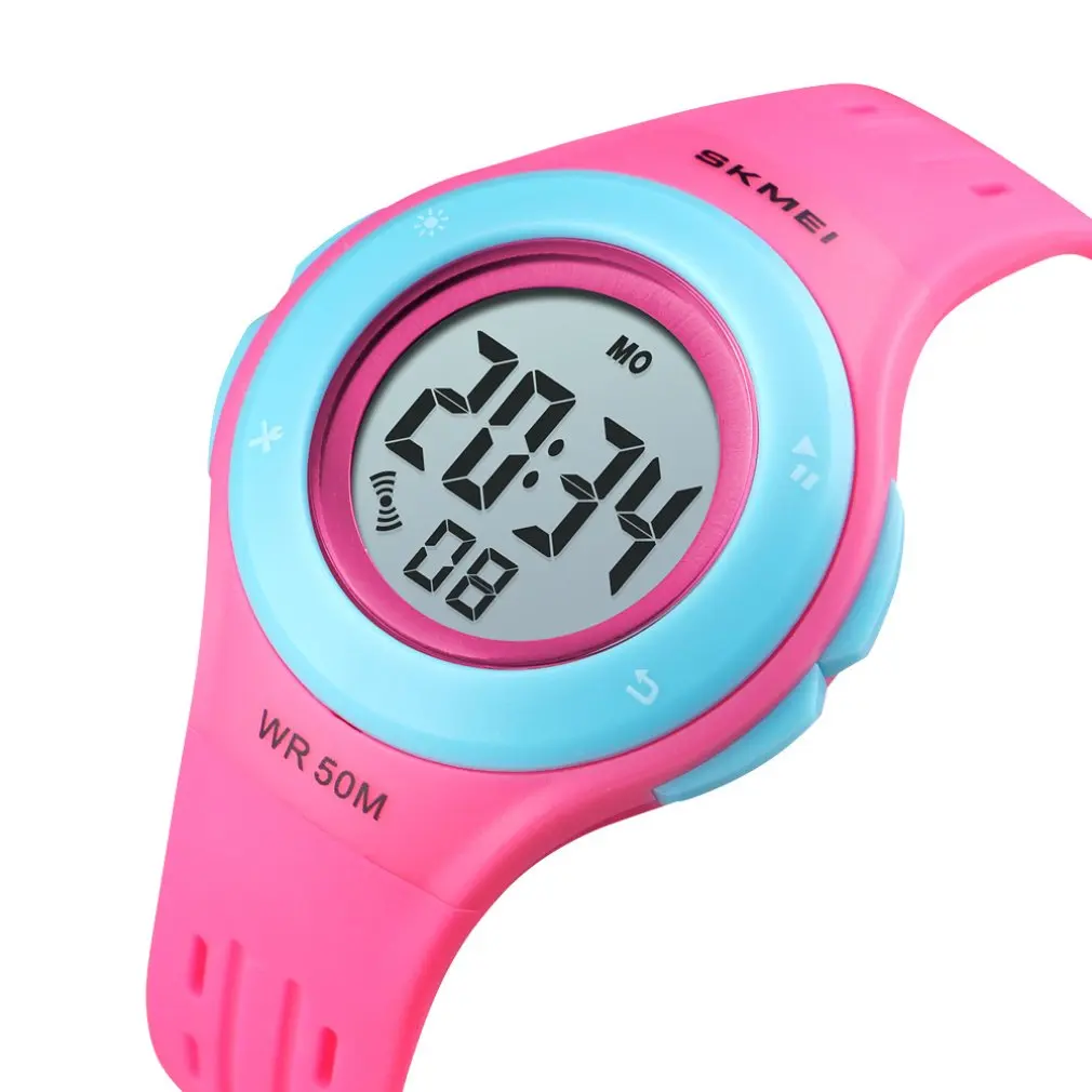 

Boys Girls LED Digital Watch Kids Gift For Age 4-12 Years Old Waterproof Swimming Frozen Sports Smart Watch hot sale