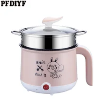 Мини электрическая сковорода с антипригарным покрытием для 1-2 человек, многофункциональная Бытовая Пароварка для вареных яиц, омлет, молочный суп, горшок