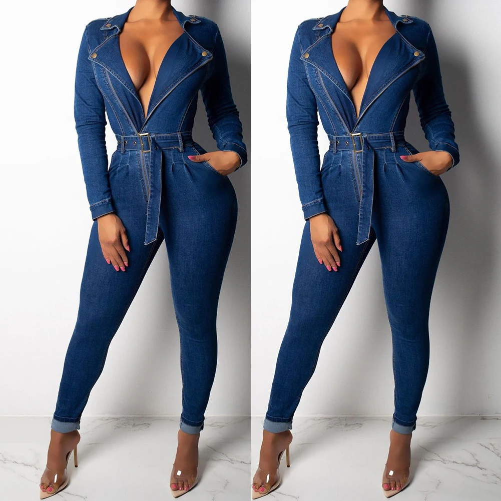 plus size denim jumpsuit uk