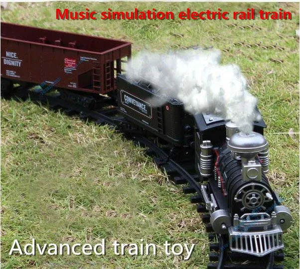 2014 Deluxe edition electric train track toys, classic vintage trains
