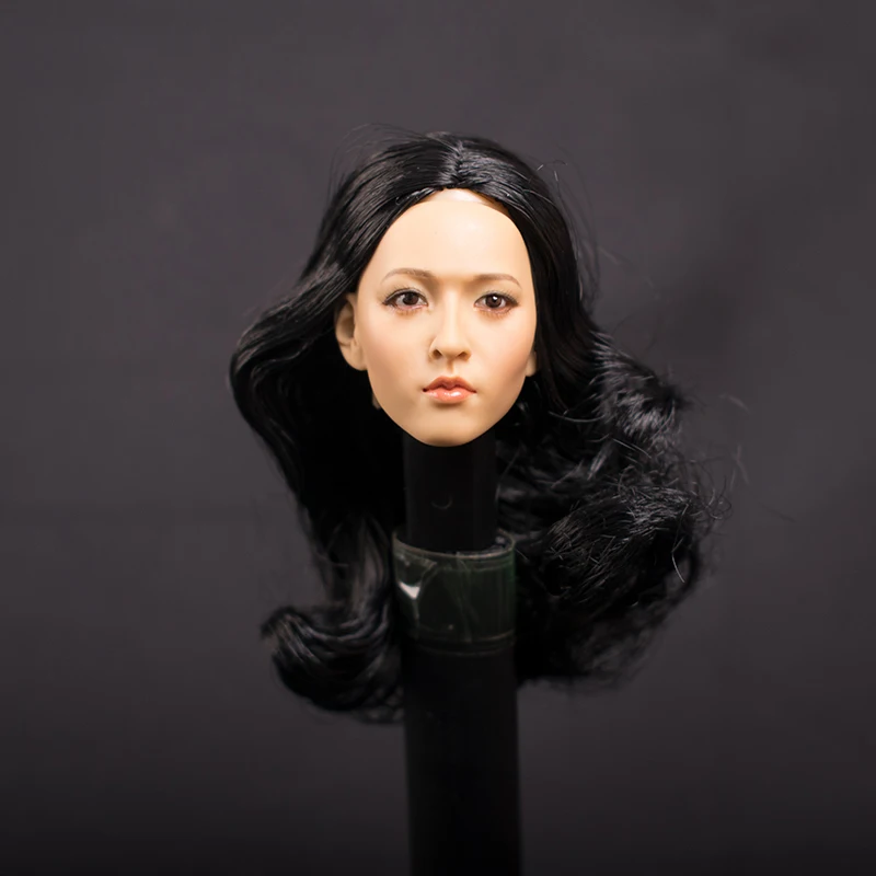 1:6 женская голова 1/6 масштаб фигурка на заказ скульптуры главный корейский DIY