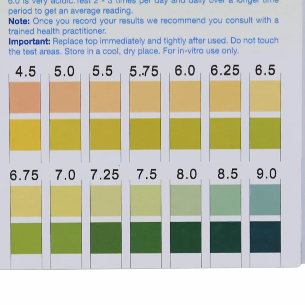 9,0 полоски двухцветные точность 4,5-100 Универсальный PH человека кислоты тесты бумага слюны подготовки тесты PH тестерная бумага скидка 20